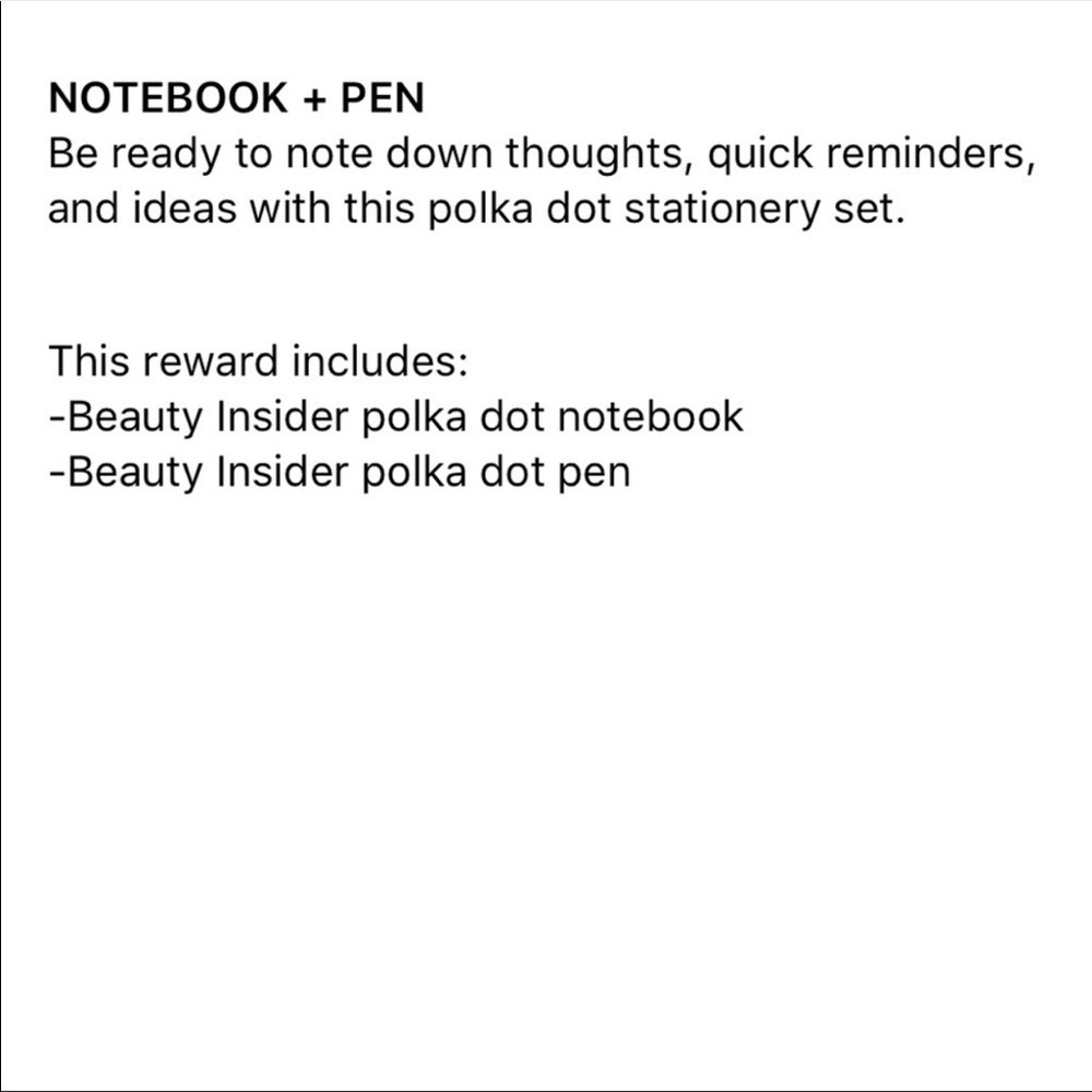 NOTEBOOK + PEN: Sephora Beauty Insider Pocket Size - Picture 10 of 11